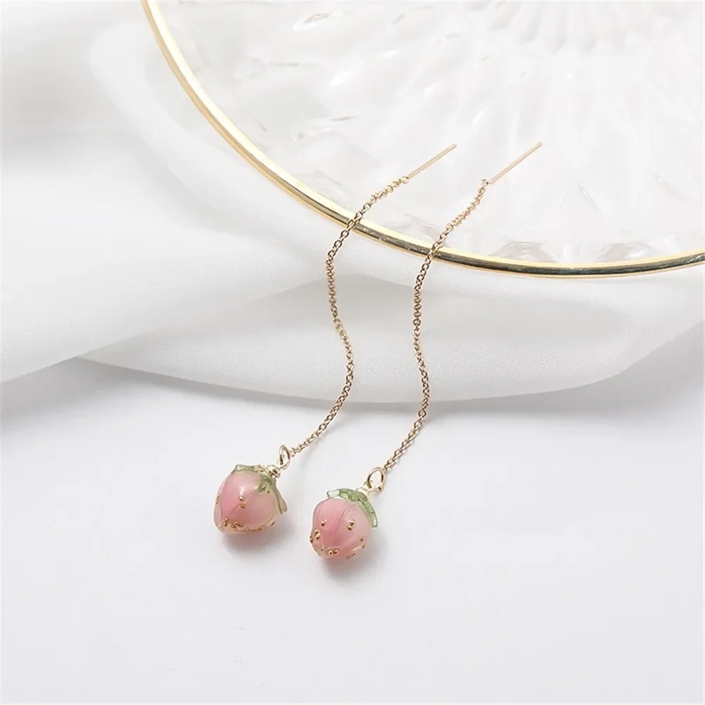 14k18K Resin Strawberry Pendant Pendant Handmade DIY Earrings, Bracelets, Necklaces, Jewelry Materials Pack Accessories L345
14k18K Resin Strawberry Pendant Pendant Handmade DIY Earrings, Bracelets, Necklaces, Jewelry Materials Pack Accessories L345