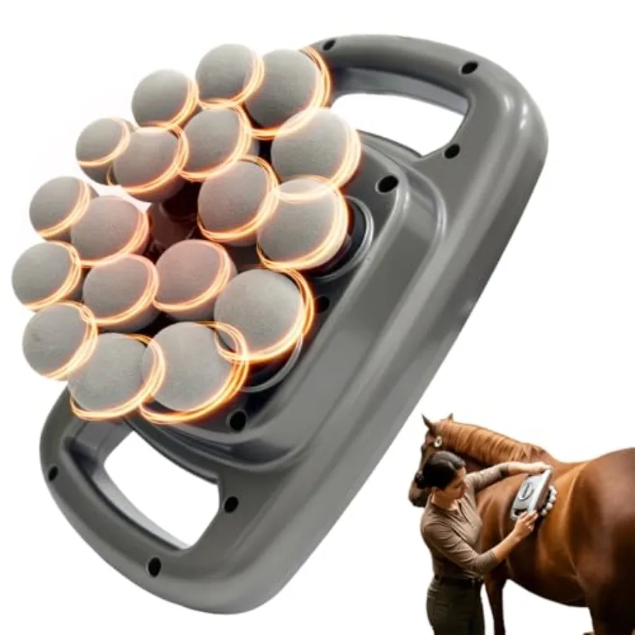 Массажный пистолет Equine Recovery Pro с 18 насадками для глубокого перкуссионного массажа лошадей, амплитуда 20 мм, двойной красный свет и тепловая терапия
Массажный пистолет Equine Recovery Pro с 18 насадками для глубокого перкуссионного массажа лошадей, амплитуда 20 мм, двойной красный свет и тепловая терапия