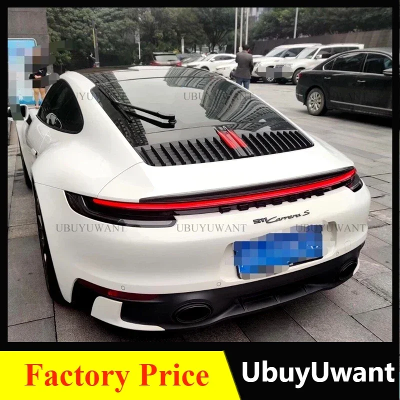 For Porsche Carrera 992 SPOILER Car Styling Carbon Fiber Rear Lip Spoiler Trunk Boot Wing 2018 2019 2020 2021 Year
For Porsche Carrera 992 SPOILER Car Styling Carbon Fiber Rear Lip Spoiler Trunk Boot Wing 2018 2019 2020 2021 Year
