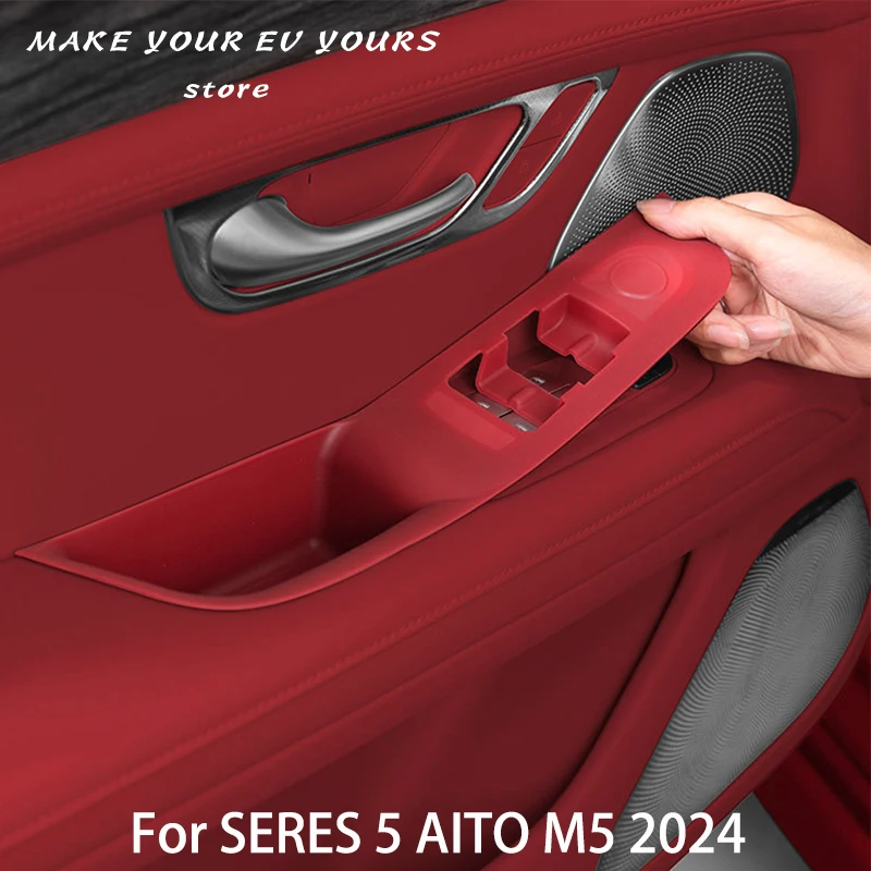 Для SERES 5 AITO M5 2024, подъемная панель для стекла, ручка, силиконовая защитная накладка, аксессуары для интерьера
Для SERES 5 AITO M5 2024, подъемная панель для стекла, ручка, силиконовая защитная накладка, аксессуары для интерьера
