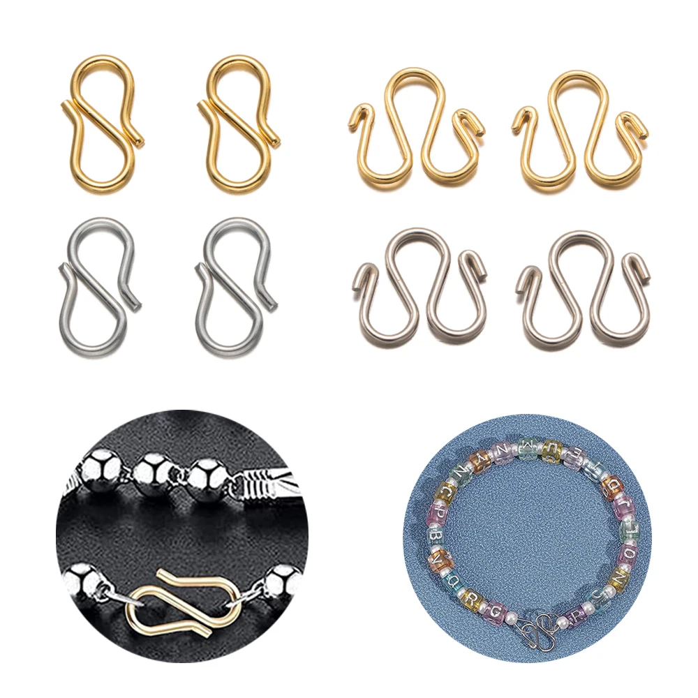 Застежки из нержавеющей стали в форме буквы S для самостоятельного изготовления ожерелий, цепочек, браслетов, крючков, фурнитура для изготовления ювелирных изделий, разъемы, 20 шт./упаковка
Застежки из нержавеющей стали в форме буквы S для самостоятельного изготовления ожерелий, цепочек, браслетов, крючков, фурнитура для изготовления ювелирных изделий, разъемы, 20 шт./упаковка