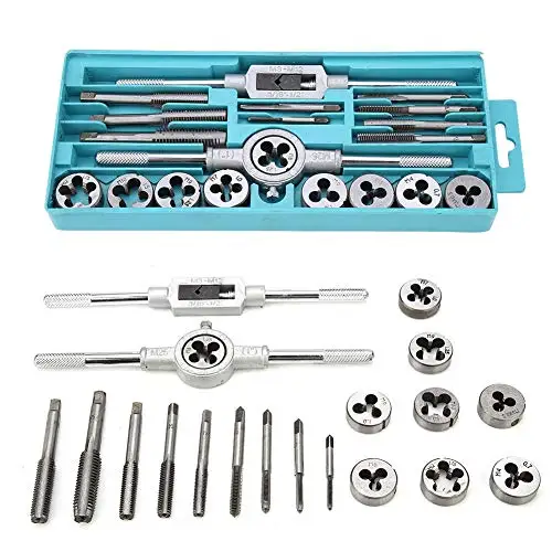 M3-M12 Screw Threading Tool Set 12/20Pcs Hand Tap Die Straight Taper Reamer Plugs Portable Universal Hardware Tool Kit
M3-M12 Screw Threading Tool Set 12/20Pcs Hand Tap Die Straight Taper Reamer Plugs Portable Universal Hardware Tool Kit