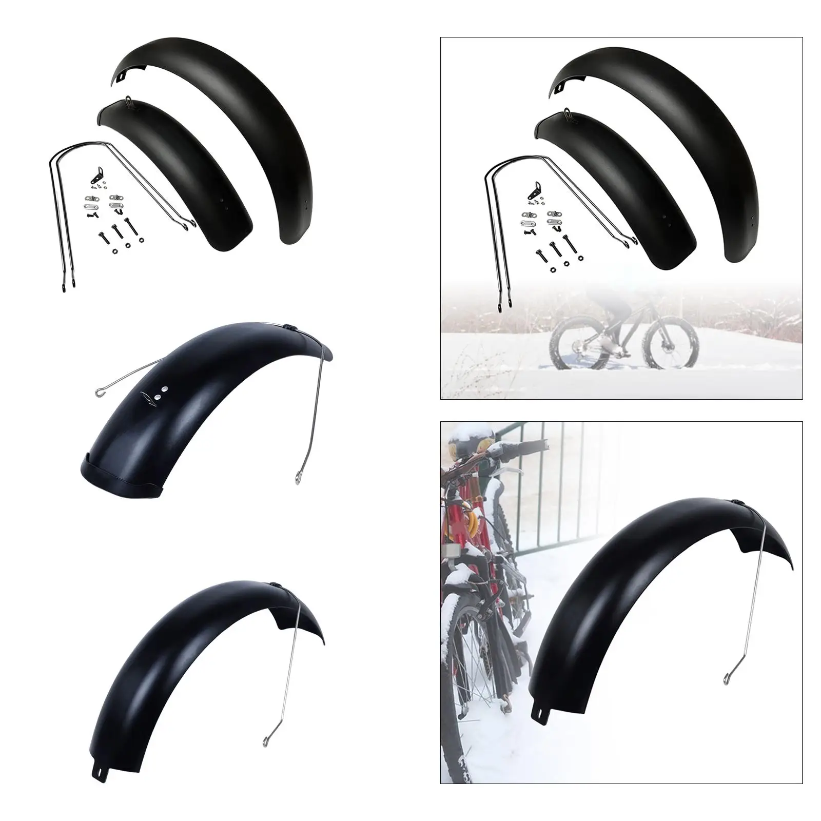 Bike Fender Wheel Protection Bike Mudguard for 20x5.0inch Road Bikes
Bike Fender Wheel Protection Bike Mudguard for 20x5.0inch Road Bikes