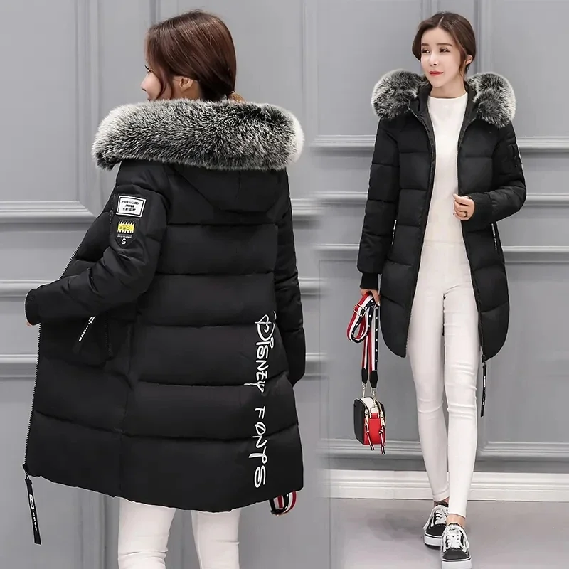 Winter White Faux Fur Collar Hooded Parkas Long Jacket 2023 Women Casual Padded Parka Thicken Warm Coat Korean Cotton Overcoats
Winter White Faux Fur Collar Hooded Parkas Long Jacket 2023 Women Casual Padded Parka Thicken Warm Coat Korean Cotton Overcoats
