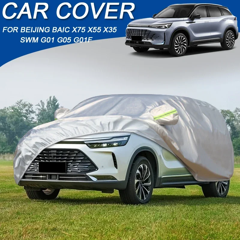 210T Polyester Waterproof Car Cover Sunshade Anti-UV Dust External Auto Accessory For BEIJING BAIC X35 X55 X75 SWM G01 G01F G05
210T Polyester Waterproof Car Cover Sunshade Anti-UV Dust External Auto Accessory For BEIJING BAIC X35 X55 X75 SWM G01 G01F G05
