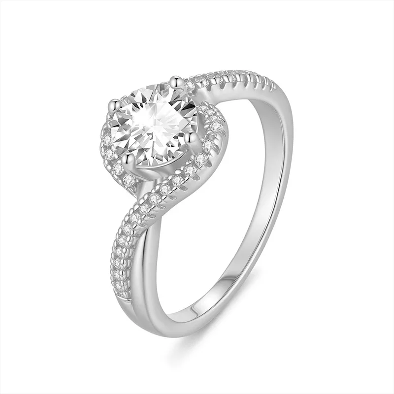 GRA Certificate 2CT Moissanite Ring S925 Silver 2025 New Style Wedding Engagement Jewelry Passable by Diamond Tester
GRA Certificate 2CT Moissanite Ring S925 Silver 2025 New Style Wedding Engagement Jewelry Passable by Diamond Tester
