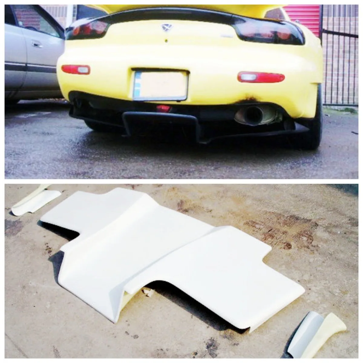 For Mazda RX7 FD3S FRP Unpainted Rear Under Diffuser Lip Addon Trim car bodykits
For Mazda RX7 FD3S FRP Unpainted Rear Under Diffuser Lip Addon Trim car bodykits