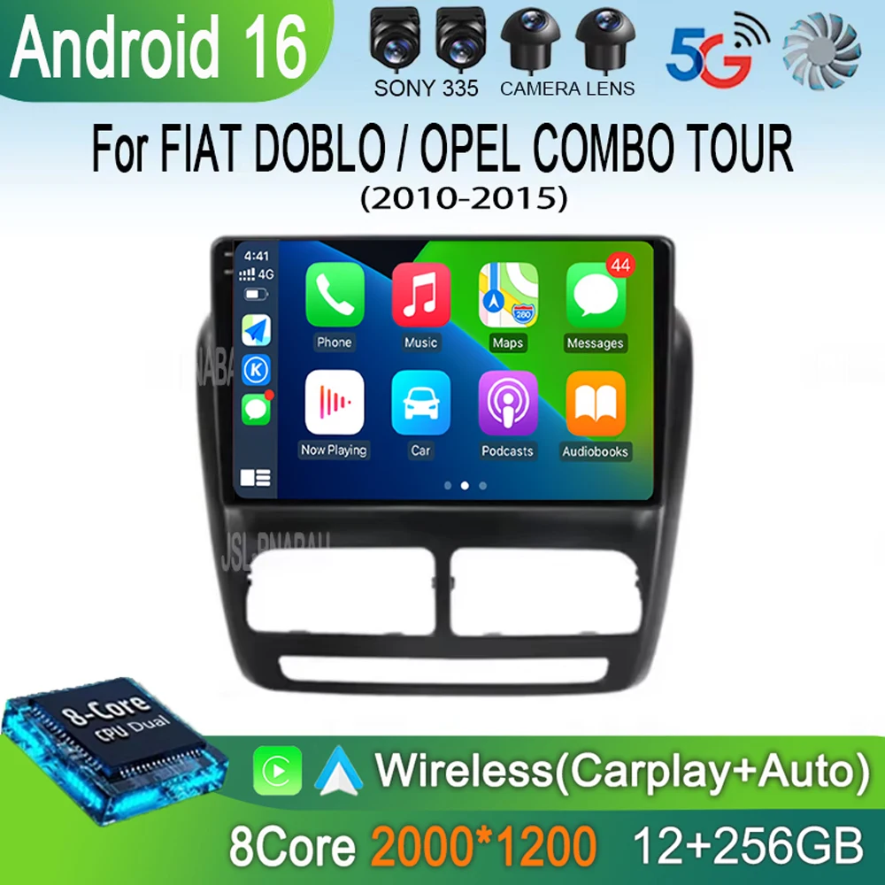 Автомагнитола Android 16 для FIAT DOBLO / OPEL COMBO TOUR 2010-2015 с GPS-навигацией, экраном 1280*720 QLED, DSP, Carplay, мультимедийный проигрыватель, без DVD
Автомагнитола Android 16 для FIAT DOBLO / OPEL COMBO TOUR 2010-2015 с GPS-навигацией, экраном 1280*720 QLED, DSP, Carplay, мультимедийный проигрыватель, без DVD