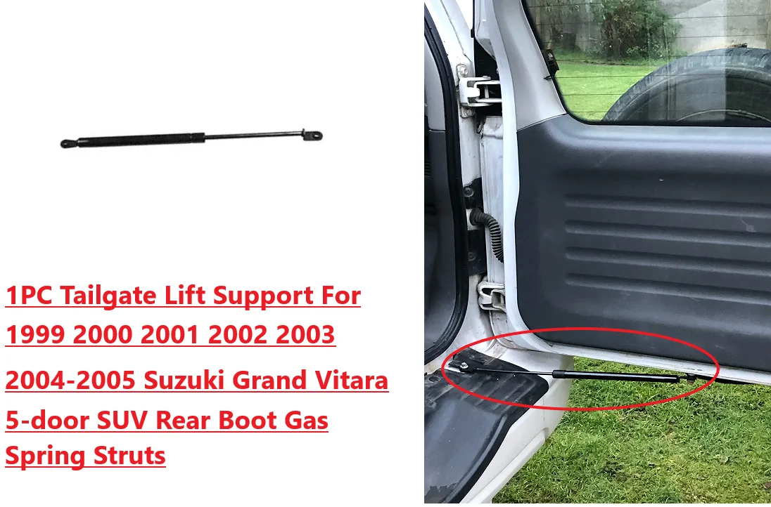 1PC Tailgate Lift Support For 1999 2000 2001 2002-2005 Suzuki Grand Vitara 5-door SUV Rear Boot Gas Spring Struts Prop Damper
1PC Tailgate Lift Support For 1999 2000 2001 2002-2005 Suzuki Grand Vitara 5-door SUV Rear Boot Gas Spring Struts Prop Damper