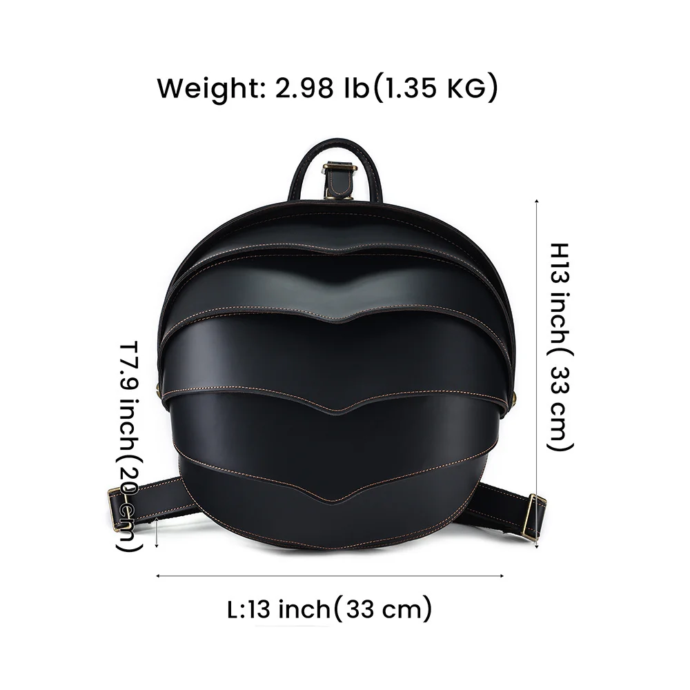 Genuine Leather Mes's Backpack Creative Fashion Beetle Style Women Travel Casual Vintage Daypack Schoolbag
Genuine Leather Mes's Backpack Creative Fashion Beetle Style Women Travel Casual Vintage Daypack Schoolbag