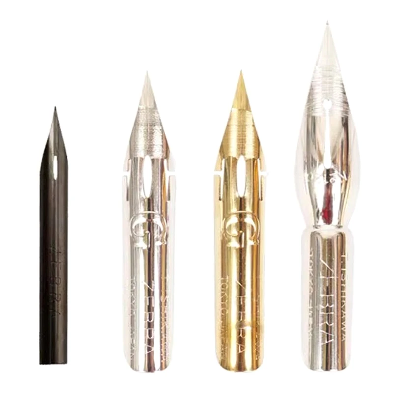Japan Zebra Dip Fountain Pen Nibs Cartoon Nib Gold G Round D Nib Austrian Green Calligraphy Nib Stationery Student Art Writing
Japan Zebra Dip Fountain Pen Nibs Cartoon Nib Gold G Round D Nib Austrian Green Calligraphy Nib Stationery Student Art Writing