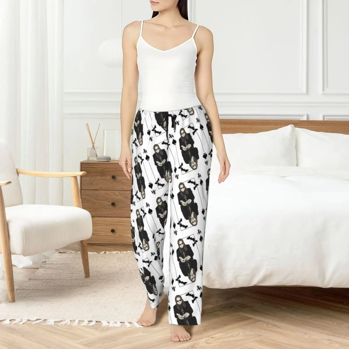 Пижамные штаны Ozzy Osbourne с принтом на заказ, женская одежда для сна Prince Of Darkness, низ с карманами
Пижамные штаны Ozzy Osbourne с принтом на заказ, женская одежда для сна Prince Of Darkness, низ с карманами