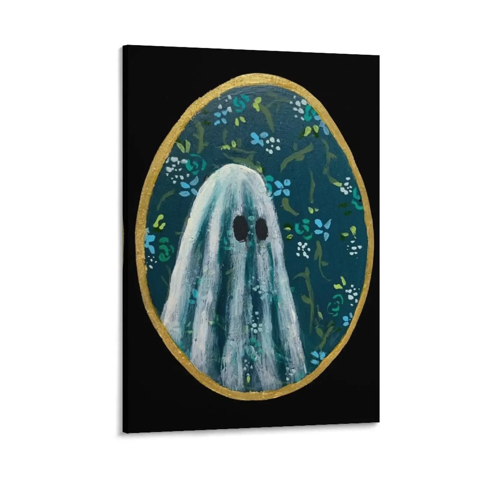 Acrylic Ghost Portrait (teal) Canvas Painting Decoration for bedroom Decorative paintings interior paintings art 
Acrylic Ghost Portrait (teal) Canvas Painting Decoration for bedroom Decorative paintings interior paintings art