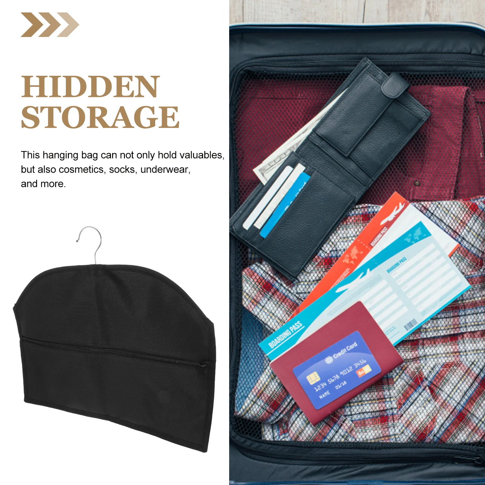 Oxford Cloth Hanging Clothes Bag Space Saving Organizer Hidden Pocket for Valuables Cosmetics Wardrobe Storage
Oxford Cloth Hanging Clothes Bag Space Saving Organizer Hidden Pocket for Valuables Cosmetics Wardrobe Storage