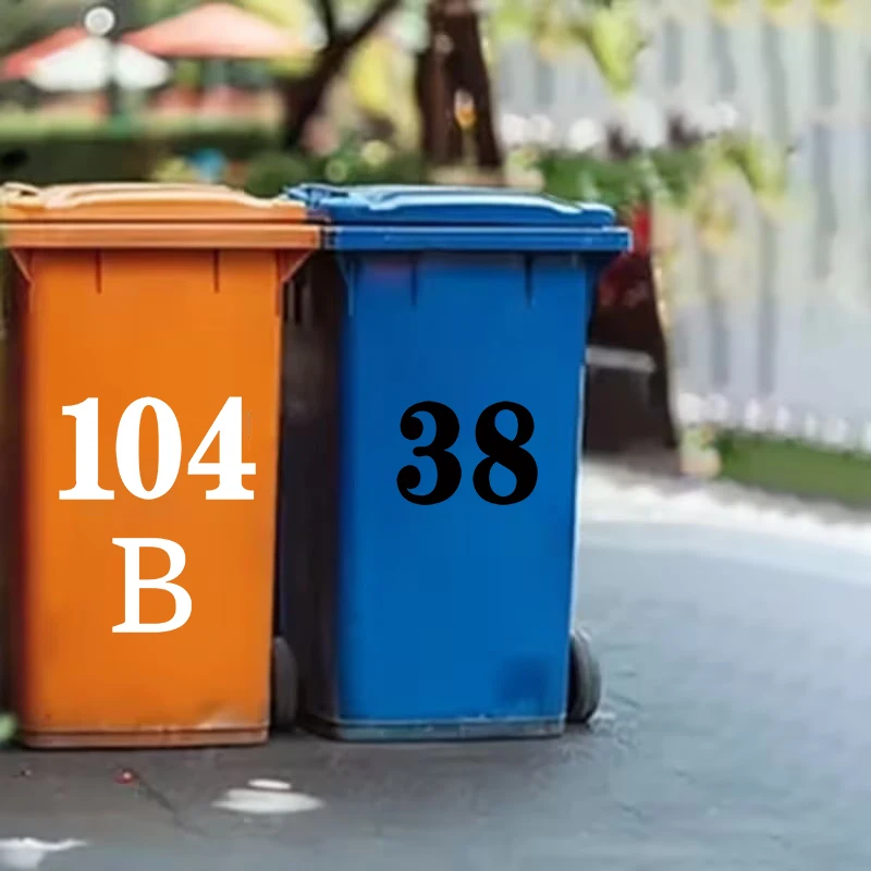 Wheelie Bin Stickers Self-Adhesive Trash Can Labels PVC Number 0-9 Letters A-G Stickers Garage Car Bins Stickers Weatherproof
Wheelie Bin Stickers Self-Adhesive Trash Can Labels PVC Number 0-9 Letters A-G Stickers Garage Car Bins Stickers Weatherproof