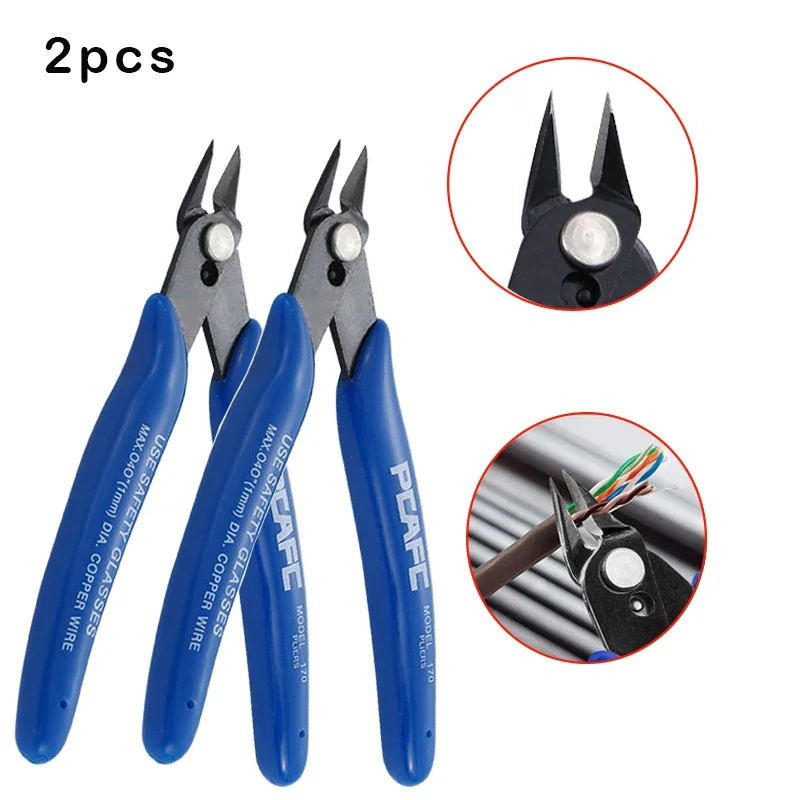 1/2pc Multi Functional Pliers Diagonal Pliers Wire Plier Stripping Pliers Cutting Plier Wire Cable Cutter Side Flush Pliers Tool
1/2pc Multi Functional Pliers Diagonal Pliers Wire Plier Stripping Pliers Cutting Plier Wire Cable Cutter Side Flush Pliers Tool