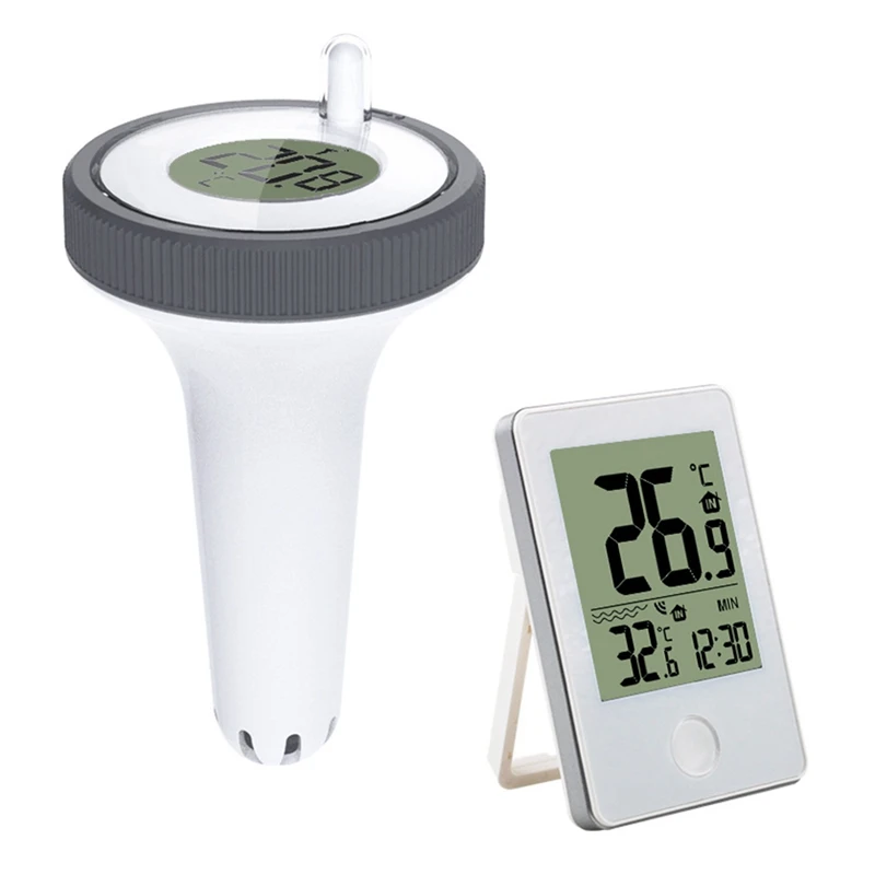 Wireless Pool Thermometer Floating Easy Read Digital Pool Thermometer Waterproof For Swimming Pools, Aquariums
Wireless Pool Thermometer Floating Easy Read Digital Pool Thermometer Waterproof For Swimming Pools, Aquariums