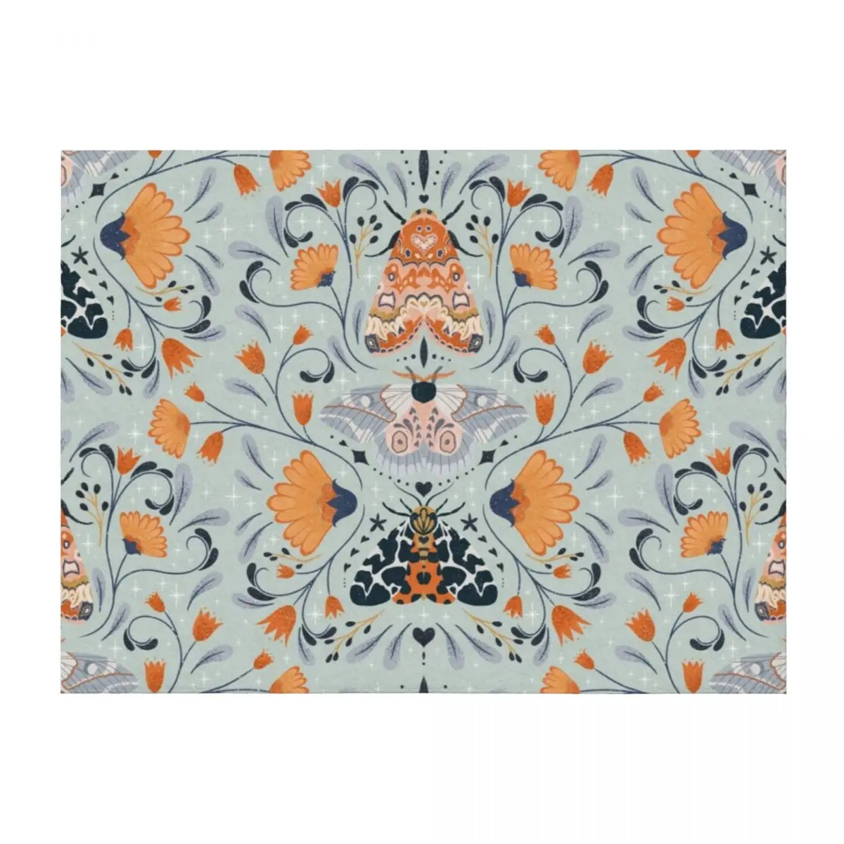 Floral Moths | Mint Throw Blanket Bed linens Vintage Blankets For Bed Quilt Blankets
Floral Moths | Mint Throw Blanket Bed linens Vintage Blankets For Bed Quilt Blankets