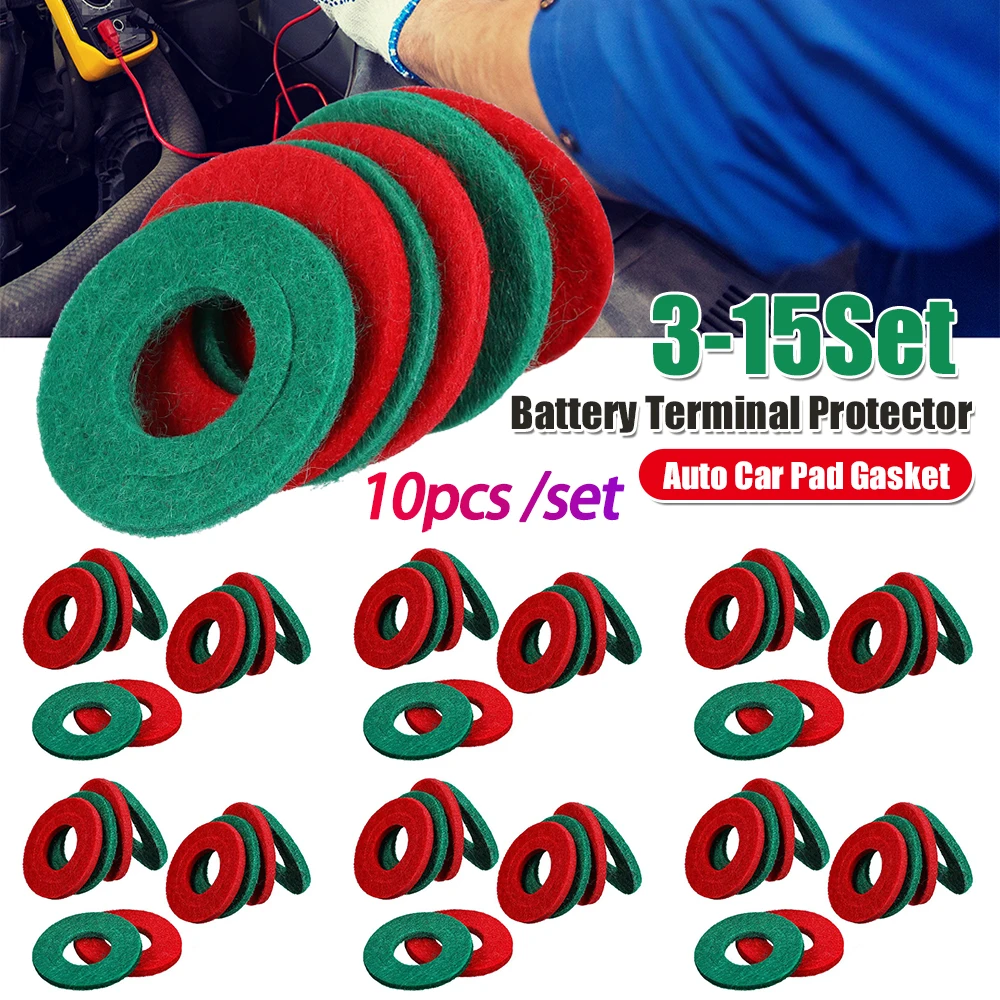 BC2127 Battery Terminal Protector Anti Corrosion Auto Car Pad Gasket Set Vehicle Thick Felt Fiber Washer Ring Mat
BC2127 Battery Terminal Protector Anti Corrosion Auto Car Pad Gasket Set Vehicle Thick Felt Fiber Washer Ring Mat