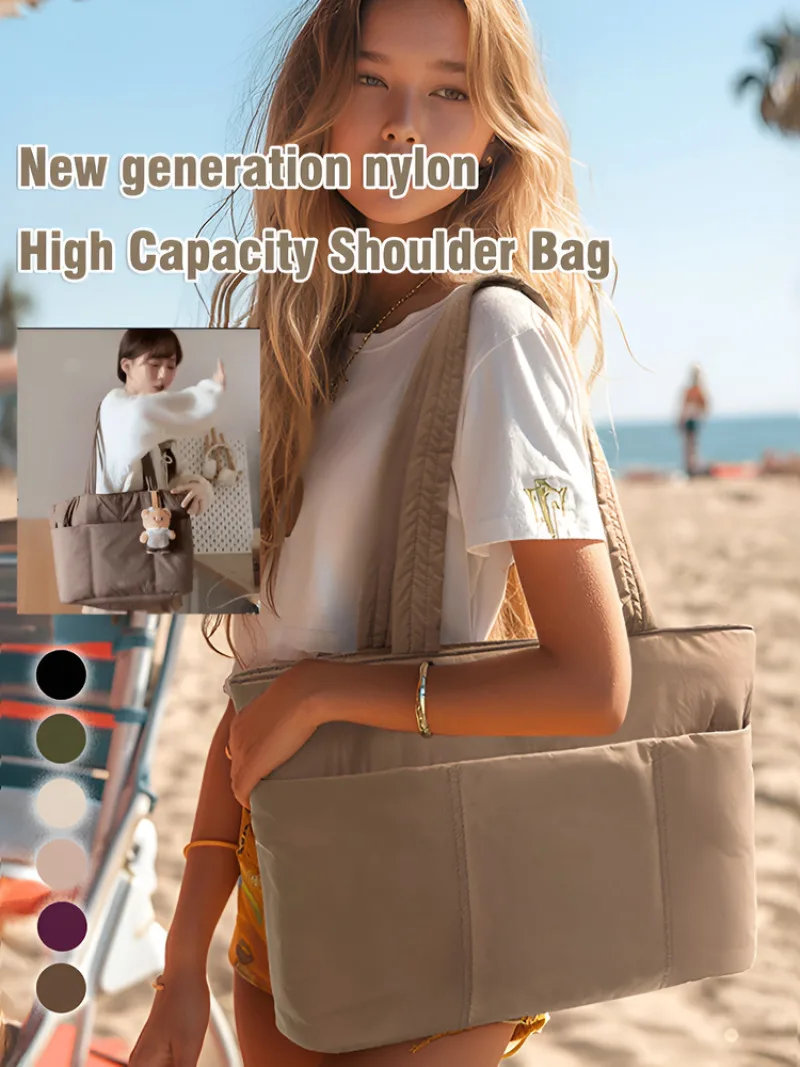Ladies Fashion Shoulder Handbag Large Capacity Briefcase Casual Nylon Literary Bags
Ladies Fashion Shoulder Handbag Large Capacity Briefcase Casual Nylon Literary Bags