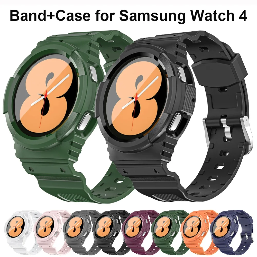 Чехол и ремешок для Samsung Galaxy Watch 4 Classic 46 мм 42 мм, силиконовый спортивный браслет без зазоров для Galaxy Watch 4 40 мм 44 мм
Чехол и ремешок для Samsung Galaxy Watch 4 Classic 46 мм 42 мм, силиконовый спортивный браслет без зазоров для Galaxy Watch 4 40 мм 44 мм