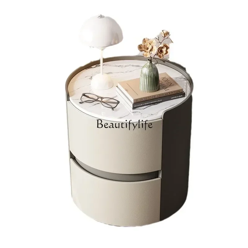 style NEWRound bedside table light luxury bedside table Cream style Simple modern Small ss 8617
style NEWRound bedside table light luxury bedside table Cream style Simple modern Small ss 8617