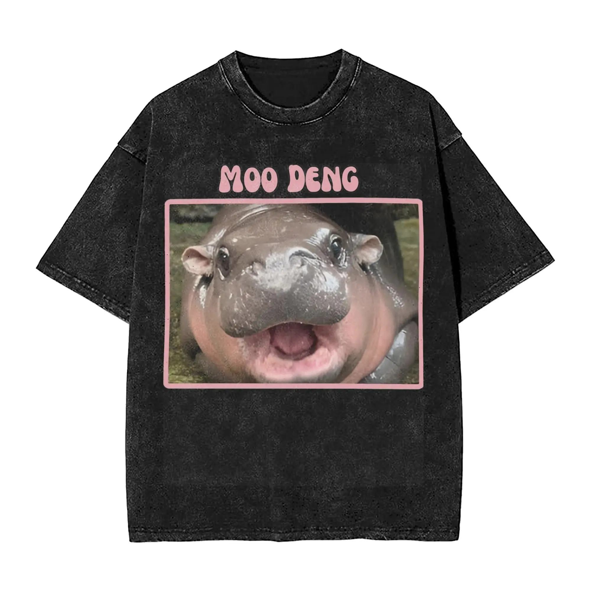 Moo Deng Hippo for Hippo Lovers T Shirt Washed Style For Men Women 100% Cotton T-Shirts Tee Tops
Moo Deng Hippo for Hippo Lovers T Shirt Washed Style For Men Women 100% Cotton T-Shirts Tee Tops