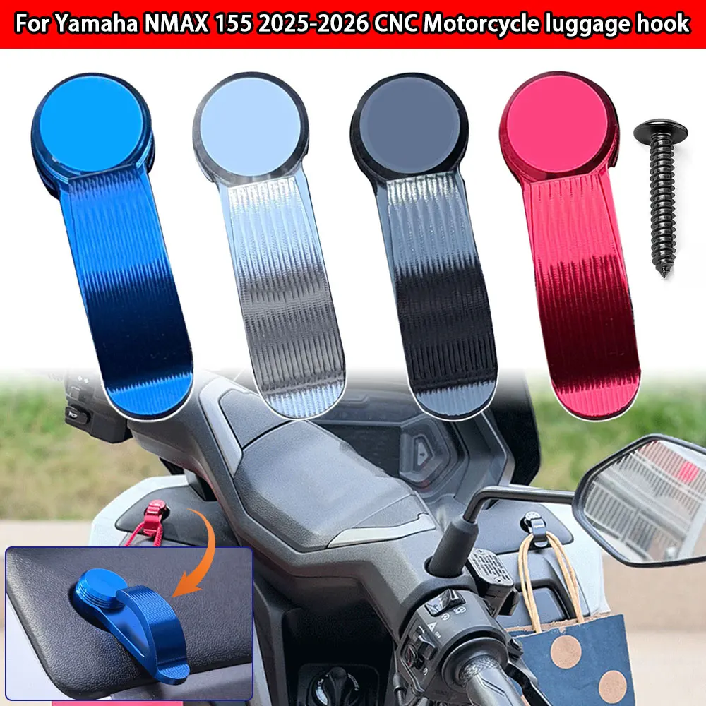 Motorcycle luggage hook modification double hook cargo bracket helmet bracket For Yamaha NMAX nmax155 2025 2026 CNC bracket
Motorcycle luggage hook modification double hook cargo bracket helmet bracket For Yamaha NMAX nmax155 2025 2026 CNC bracket