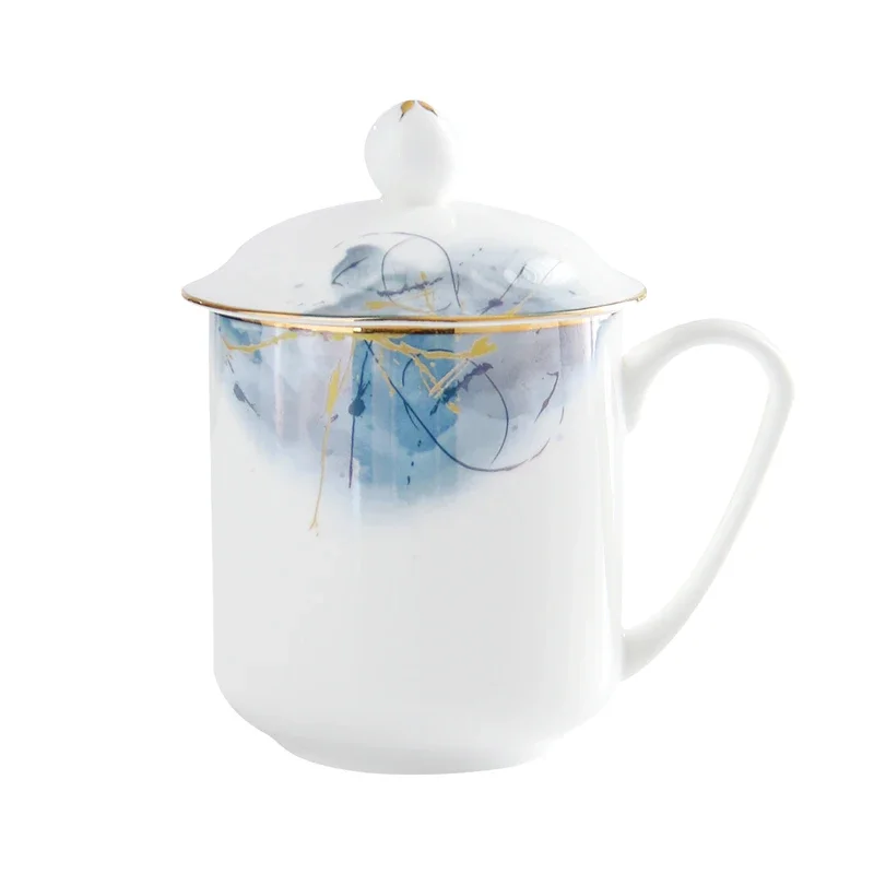Light Luxury Gold Bone Porcelain Cover Cup Tea Making Cup Personal Office Home Ceramic Large Capacity Water Cup
Light Luxury Gold Bone Porcelain Cover Cup Tea Making Cup Personal Office Home Ceramic Large Capacity Water Cup