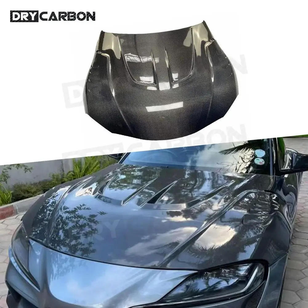 L Style Carbon Fiber Front Bumper Engine Hood Cover Accessories For Toyota Supra A90 FRP Black Car Engine Hood Bonnet Body Kits
L Style Carbon Fiber Front Bumper Engine Hood Cover Accessories For Toyota Supra A90 FRP Black Car Engine Hood Bonnet Body Kits