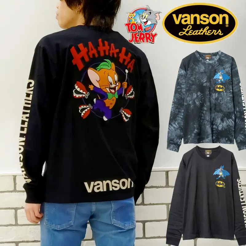 Vason Retro Motorcycle And Mouse Baan Anniversary Collaboration Pure Cotton Heavyweight Embroidery Long Sve T-irt Tee
Vason Retro Motorcycle And Mouse Baan Anniversary Collaboration Pure Cotton Heavyweight Embroidery Long Sve T-irt Tee