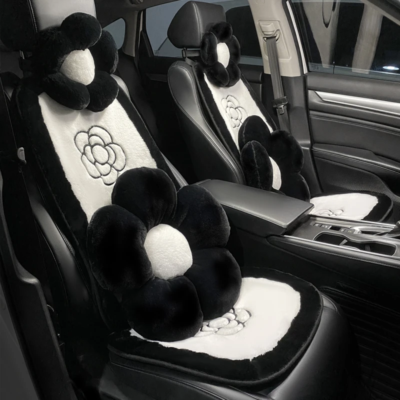 New Universal Winter Plush Cartoon Camellia Ins Fashion Universal Car Seat Cushion Cover Car Interior Decorations
New Universal Winter Plush Cartoon Camellia Ins Fashion Universal Car Seat Cushion Cover Car Interior Decorations