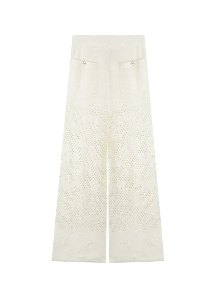 Knot Straight Leg Knitted Pants Milk Flavor Girl Heart Commute Sle Spring Season Ladies Casual Trousers
Knot Straight Leg Knitted Pants Milk Flavor Girl Heart Commute Sle Spring Season Ladies Casual Trousers