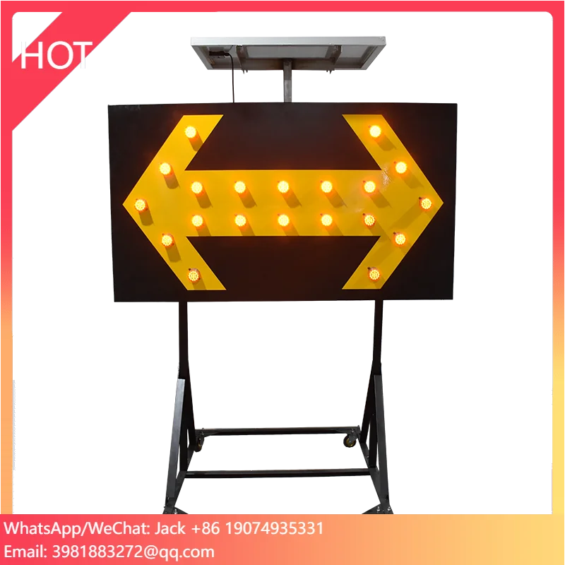 Солнечная энергия, предупреждающий световой сигнал безопасности дорожного движения, светодиодный знак со стрелкой, установленный на автомобиле, заводская цена
Солнечная энергия, предупреждающий световой сигнал безопасности дорожного движения, светодиодный знак со стрелкой, установленный на автомобиле, заводская цена