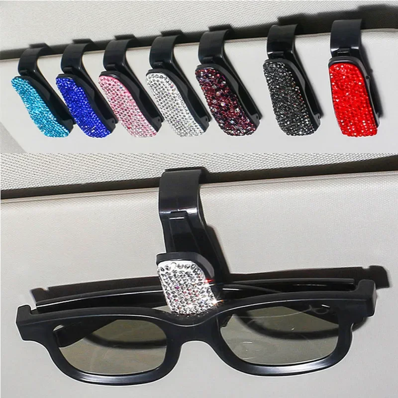 Sun Visor Mount Sunglasses Clip Holder Rhinestone Bracket Portable Sunglasses Car Crystal Clip Decoration Accessories
Sun Visor Mount Sunglasses Clip Holder Rhinestone Bracket Portable Sunglasses Car Crystal Clip Decoration Accessories