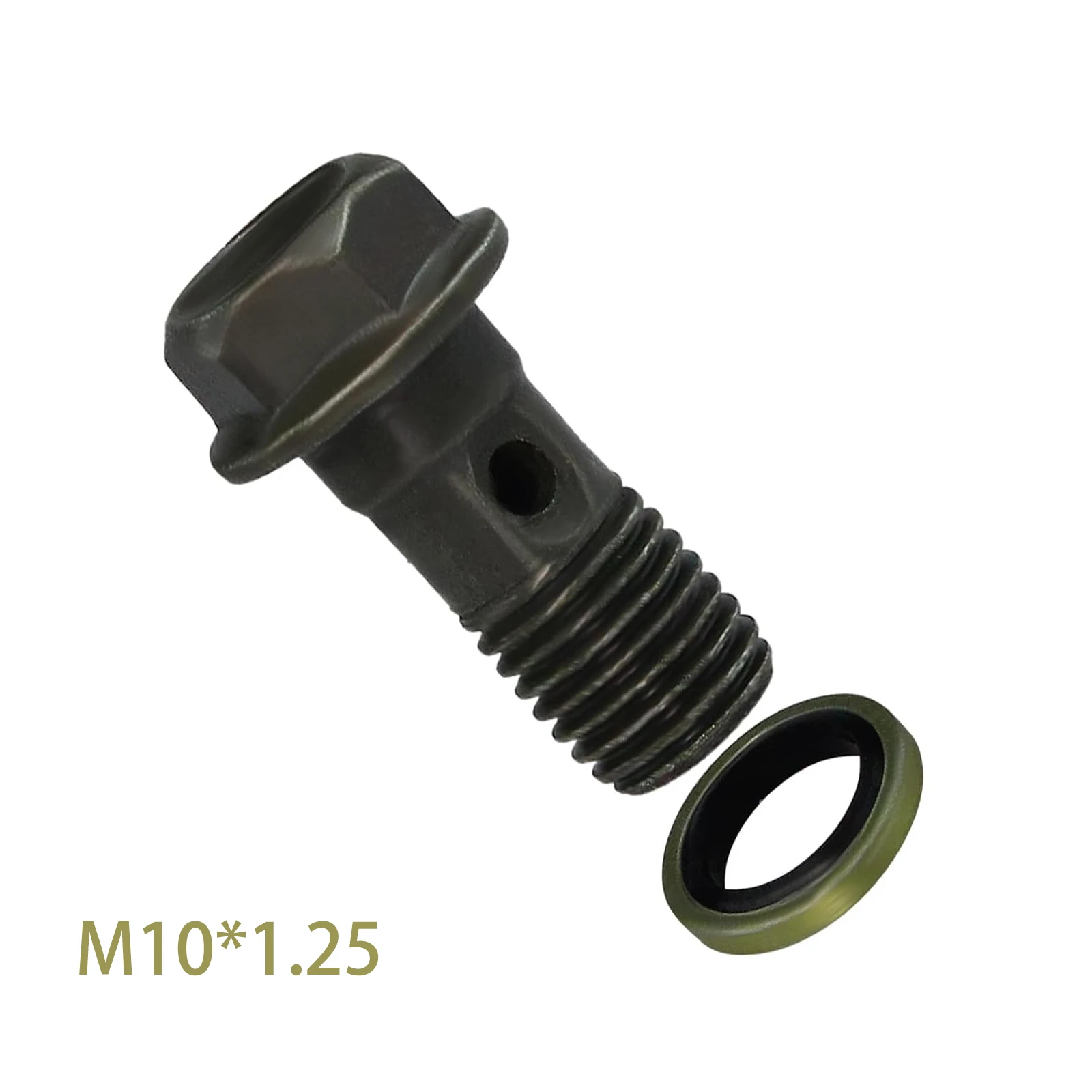 M10x1.25 IronBanjo Bolts Motorcycle Brake Hose Brake Fitting Adapter for Brake Caliper Master Cylinder Brake Line Bolt Universal
M10x1.25 IronBanjo Bolts Motorcycle Brake Hose Brake Fitting Adapter for Brake Caliper Master Cylinder Brake Line Bolt Universal