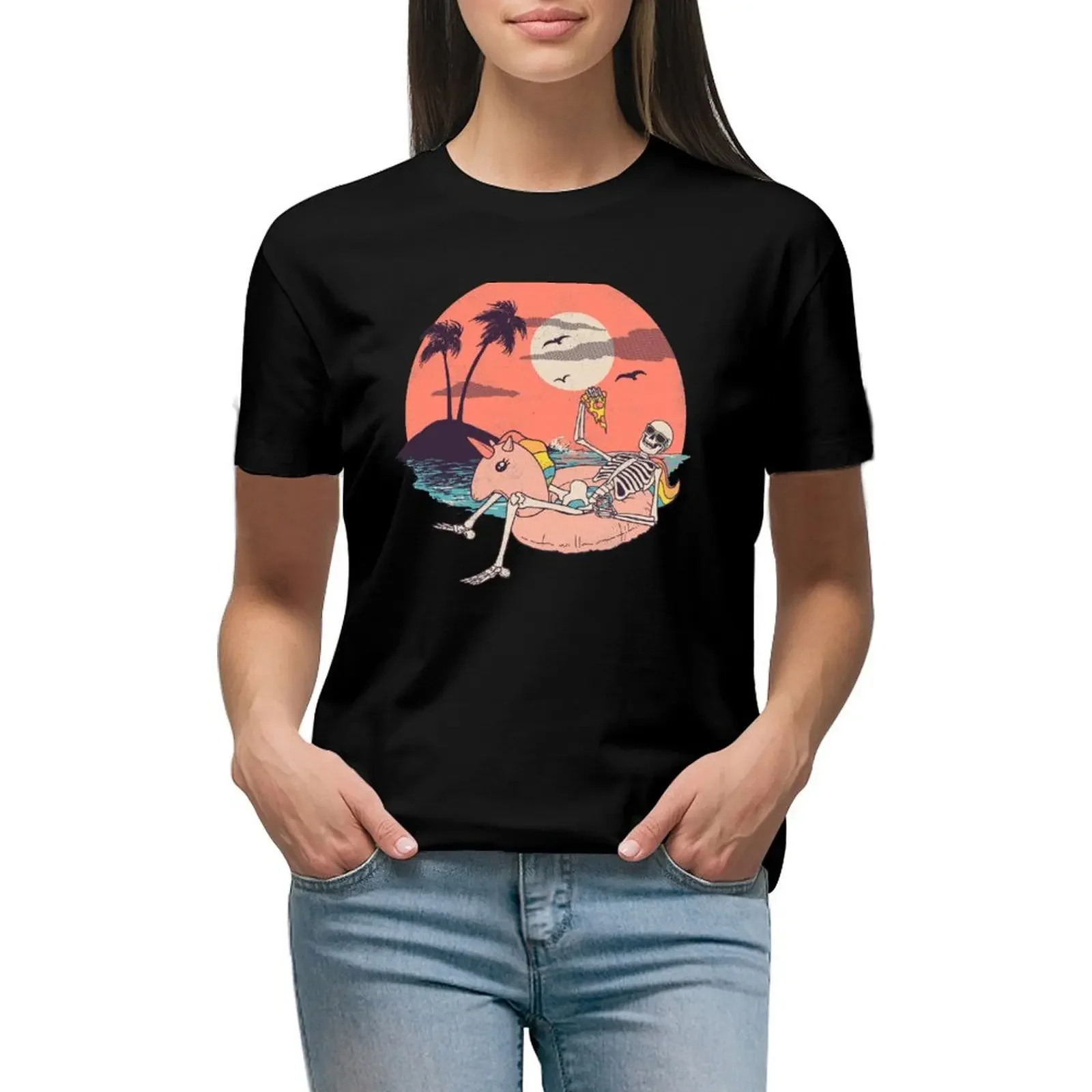 Summer Forever T-Shirt oversized Blouse animal print shirt for girls customs design your own graphic t-shirts for Women
Summer Forever T-Shirt oversized Blouse animal print shirt for girls customs design your own graphic t-shirts for Women