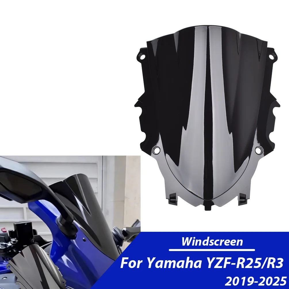 Motorcycle Front Wind Air Deflector Shield Screen For Yamaha YZF R 25 3 2019-2025 R25 R3 Windshield Windscreen Accessories
Motorcycle Front Wind Air Deflector Shield Screen For Yamaha YZF R 25 3 2019-2025 R25 R3 Windshield Windscreen Accessories