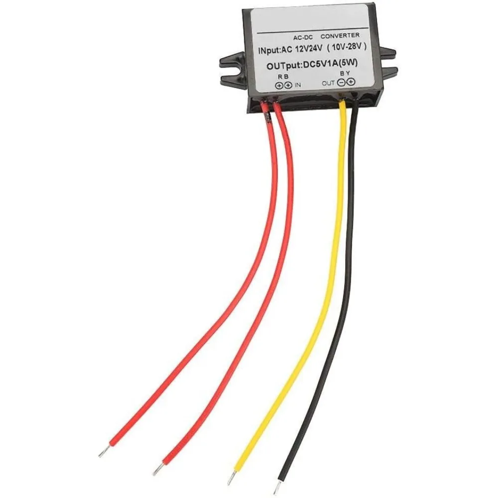 AC 12V 24V To DC 5V 1A Buck Converter Power Supply Converter AC To DC Power Supply Module IP67 For Car Screen Monitor Camera Fan
AC 12V 24V To DC 5V 1A Buck Converter Power Supply Converter AC To DC Power Supply Module IP67 For Car Screen Monitor Camera Fan