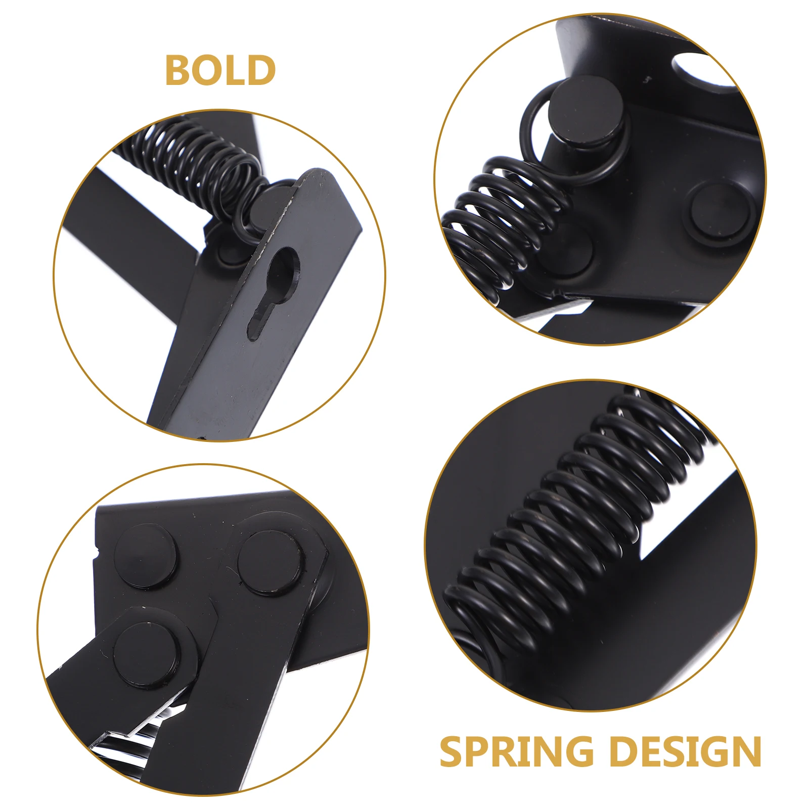 2 Pairs Black Hidden Spring Hinges Drop Down Lift Up Cabinet Door Hinge Strong Hydraulic Rod Smooth Surface Storage Solution
2 Pairs Black Hidden Spring Hinges Drop Down Lift Up Cabinet Door Hinge Strong Hydraulic Rod Smooth Surface Storage Solution