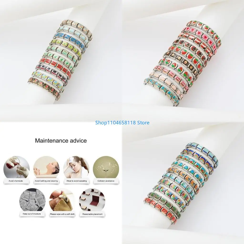 Bracelet Module Blank Jewelry Making Part Charm Link Stainless Steel Texture
Bracelet Module Blank Jewelry Making Part Charm Link Stainless Steel Texture