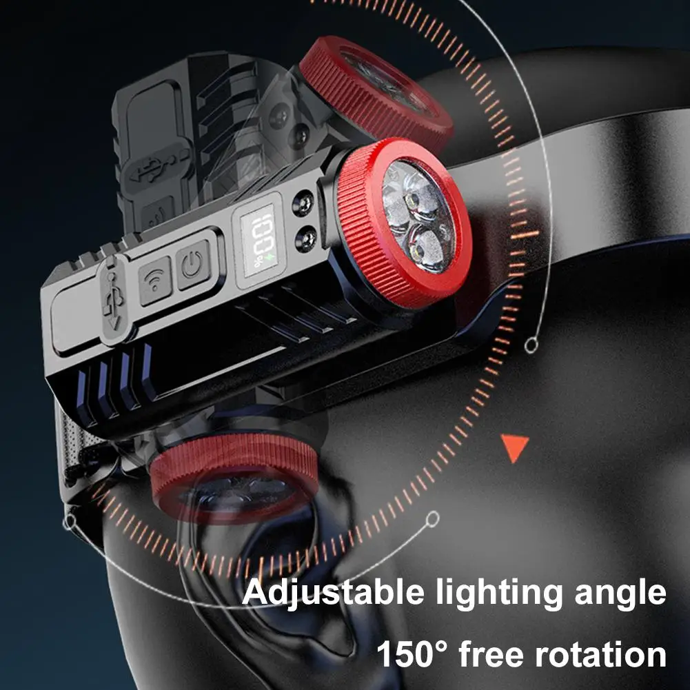 Светодиодный налобный фонарь Перезаряжаемый налобный фонарик Режим датчика Встроенный аккумулятор Фара Светодиодный налобный фонарь Кемпинг Рыбалка Поиск Свет
Светодиодный налобный фонарь Перезаряжаемый налобный фонарик Режим датчика Встроенный аккумулятор Фара Светодиодный налобный фонарь Кемпинг Рыбалка Поиск Свет