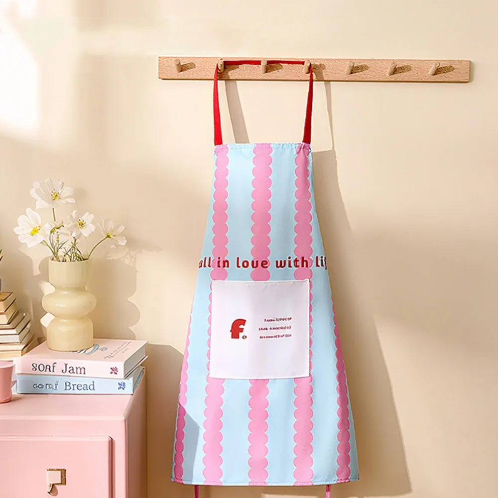 New Waterproof Kitchen Aprons Anti Dirty Colorful Cooking Baking Pinafore Polyester Work Dustcoat Household Cleaning 
New Waterproof Kitchen Aprons Anti Dirty Colorful Cooking Baking Pinafore Polyester Work Dustcoat Household Cleaning