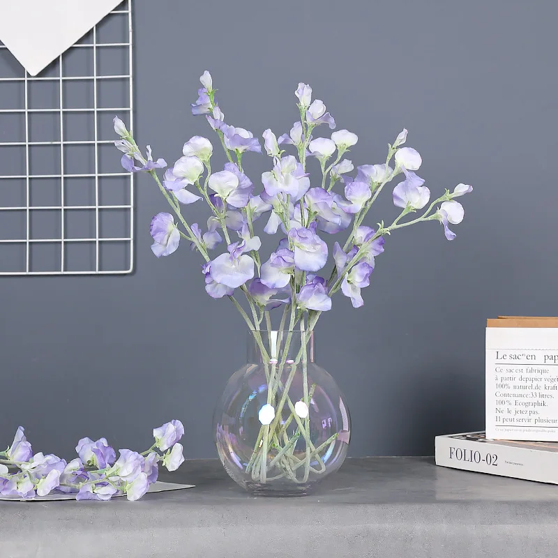 2pcs imitation planting pea flower home decoration fake flower living room coffee table soft wedding flower arrangement
2pcs imitation planting pea flower home decoration fake flower living room coffee table soft wedding flower arrangement