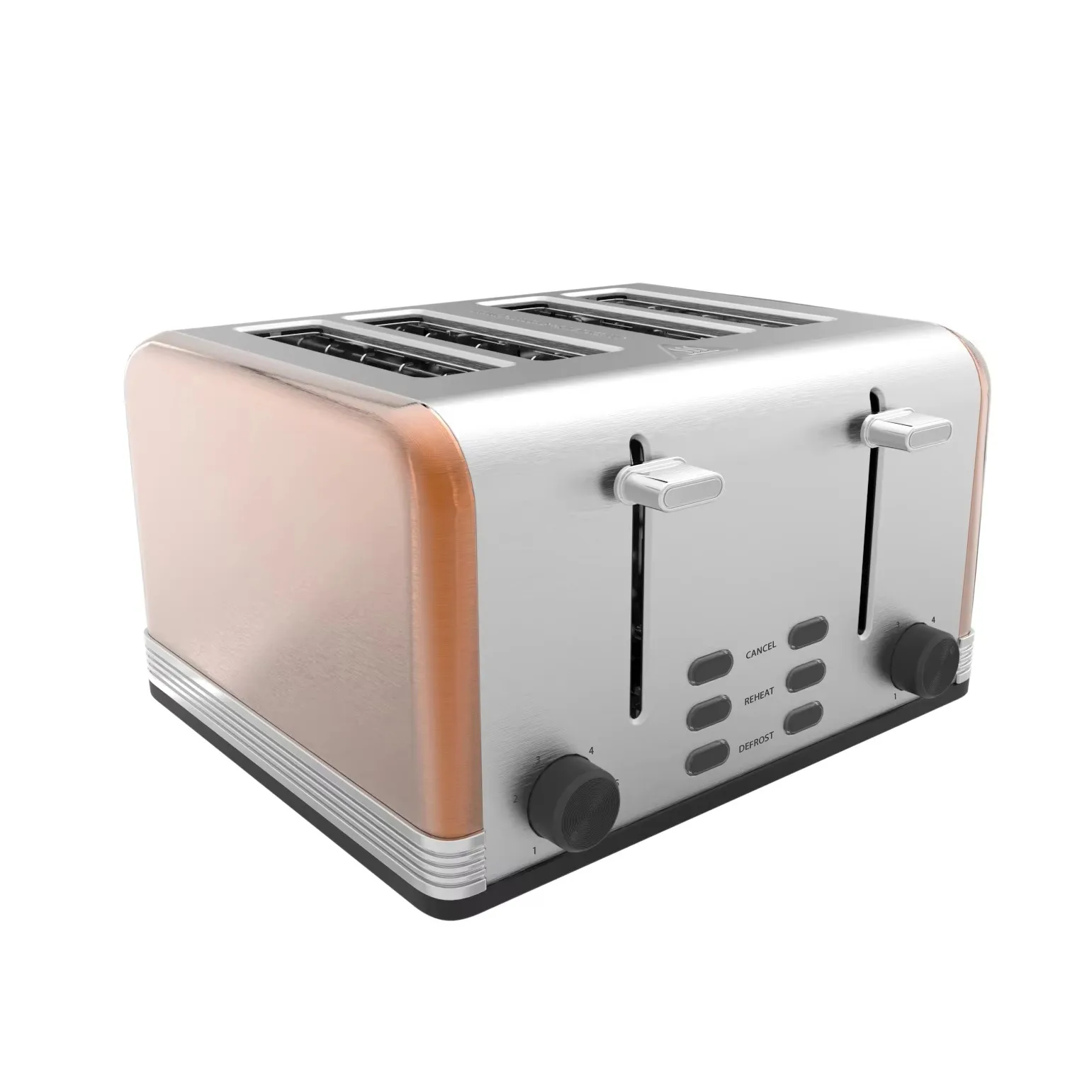 Hot Sales Smart Toaster 4-Slice Sandwich Machine Custom Factory LED Display Stainless Steel Retro Electric Bread Toaster
Hot Sales Smart Toaster 4-Slice Sandwich Machine Custom Factory LED Display Stainless Steel Retro Electric Bread Toaster