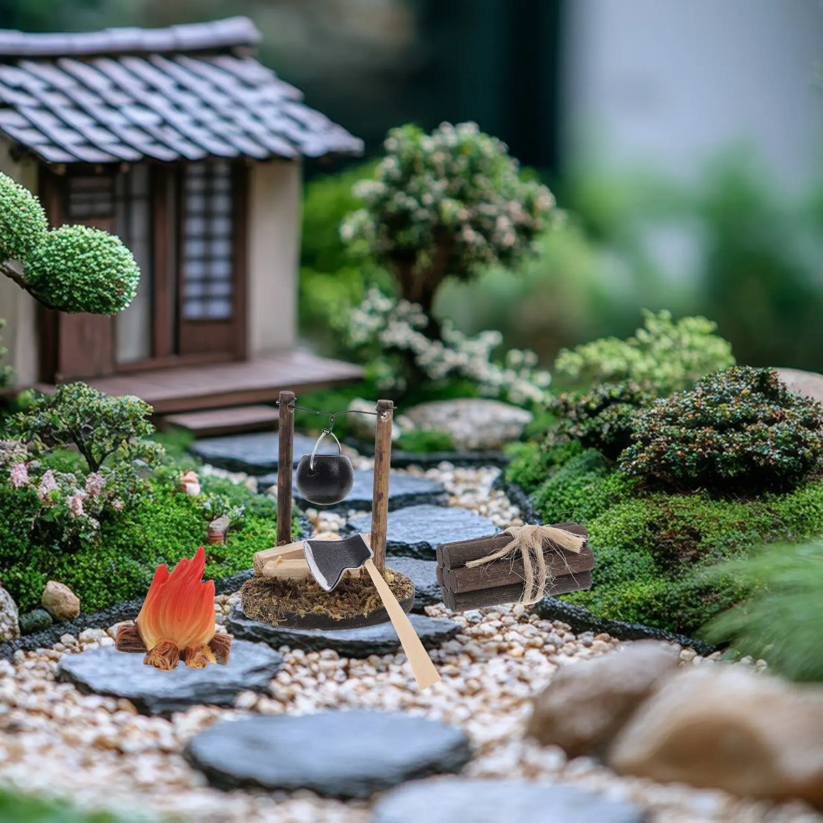 1Set Vintage Hanging Stove Dollhouse Decor Miniature Stove Firewood Micro Landscape Campfire Ornament Bonfire Accessories
1Set Vintage Hanging Stove Dollhouse Decor Miniature Stove Firewood Micro Landscape Campfire Ornament Bonfire Accessories