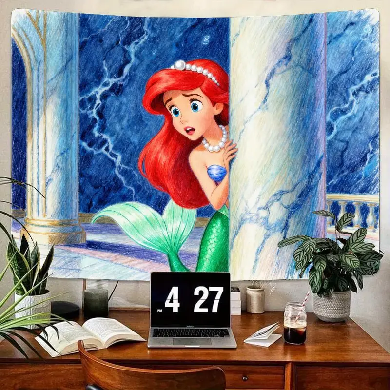 1 шт., Дисней Ариэль, Русалочка, фэнтезийный художественный гобелен, милый кавайный подарок для девочек, настенный декор, спальня, гостиная, полиэстер
1 шт., Дисней Ариэль, Русалочка, фэнтезийный художественный гобелен, милый кавайный подарок для девочек, настенный декор, спальня, гостиная, полиэстер
