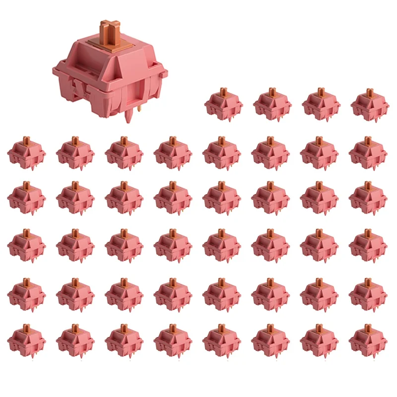 AP-For MX Compatible 45Pcs 5 Pin Switch 40Gf Linear Lubed Deep Low-Pitch For Mechanical Keyboard
AP-For MX Compatible 45Pcs 5 Pin Switch 40Gf Linear Lubed Deep Low-Pitch For Mechanical Keyboard