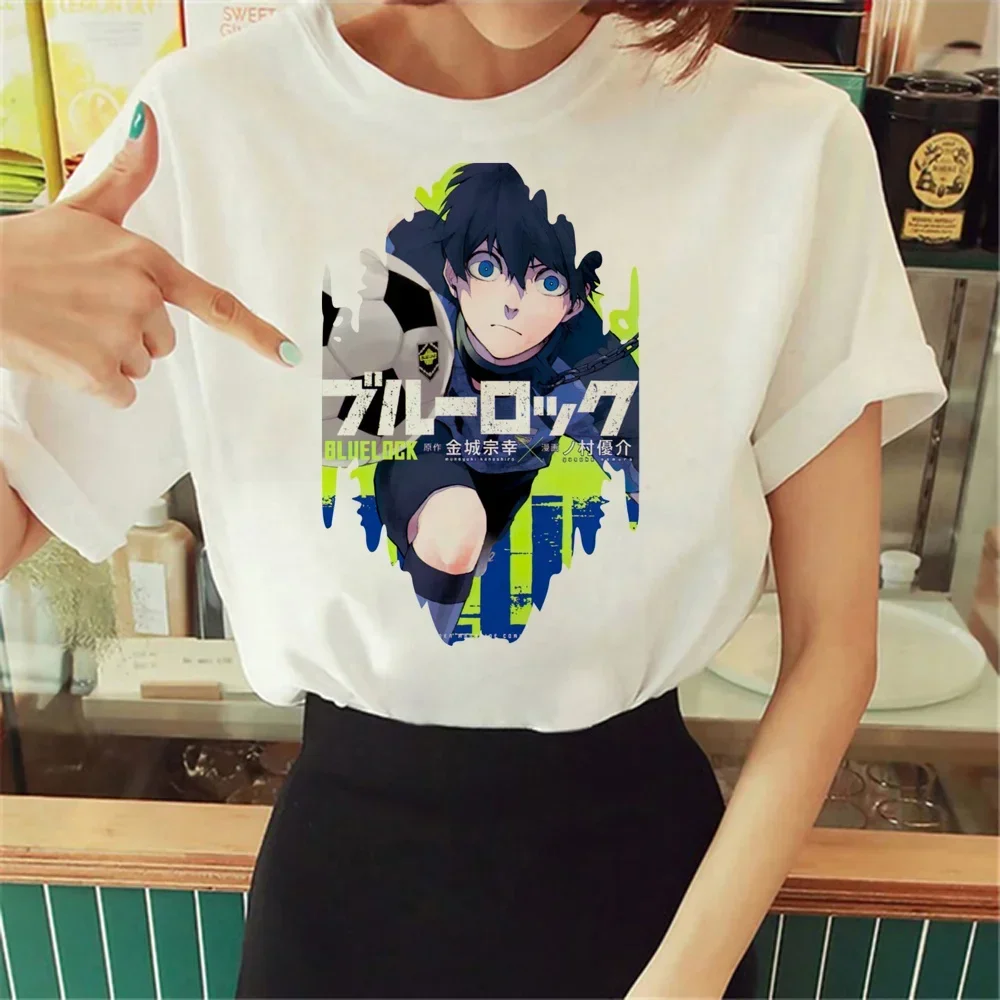 Blue Lock Graphic Women T-shirt Japanese Anime Short Sleeve T Shirt Female Harajuku Summer Streetwear Graphic Y2k Clothing Tops
Blue Lock Graphic Women T-shirt Japanese Anime Short Sleeve T Shirt Female Harajuku Summer Streetwear Graphic Y2k Clothing Tops