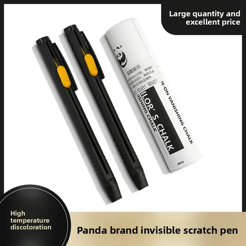 Panda Style Invisible Tailor's Chalk Pen High Temperature Disappearing Fabric Marker For Sewing
Panda Style Invisible Tailor's Chalk Pen High Temperature Disappearing Fabric Marker For Sewing
